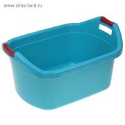 Таз 40 л (V = 46 л) овальный (голубой цвет)