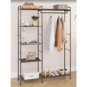 ЗМИ Гардеробная система Валенсия 1 (VALENCIA 1 clothes rack) (Графит) ГСВ1 ГР