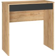 МЕБЕЛЬ-КОМПЛЕКС РИНО Стол письменный исп.1 Дуб золотой крафт/Антрацит (1 кор.)