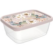 HOMVER Paradise для продуктов прямоугольный 1,5л с декором (бежевый) 221160727/06