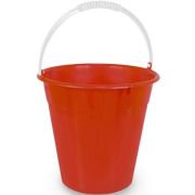Ведро 10 л евро пищевое (красный цвет)