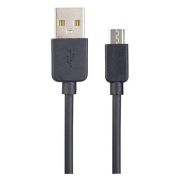 PERFEO (U4006) USB A вилка - Micro USB вилка, 2.4A, черный, 1 м, Micro ONE