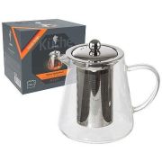 LEONORD Чайник заварочный AROMA, объем:750 мл (боросиликатное стекло, нерж.сталь)