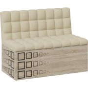 BONMEBEL Денвер Скамья прямая дуб сонома/КЗ бежевый (2 кор.)